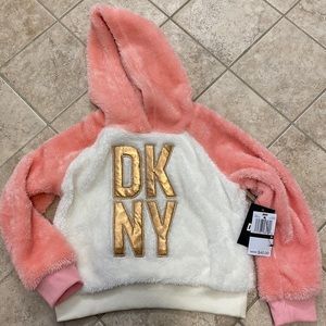 DKNY  fleece hoodie size 4